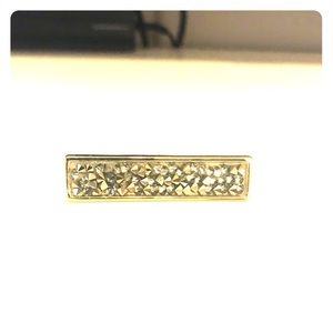 Kim Kardashian Belle Noel rectangle ring size 7